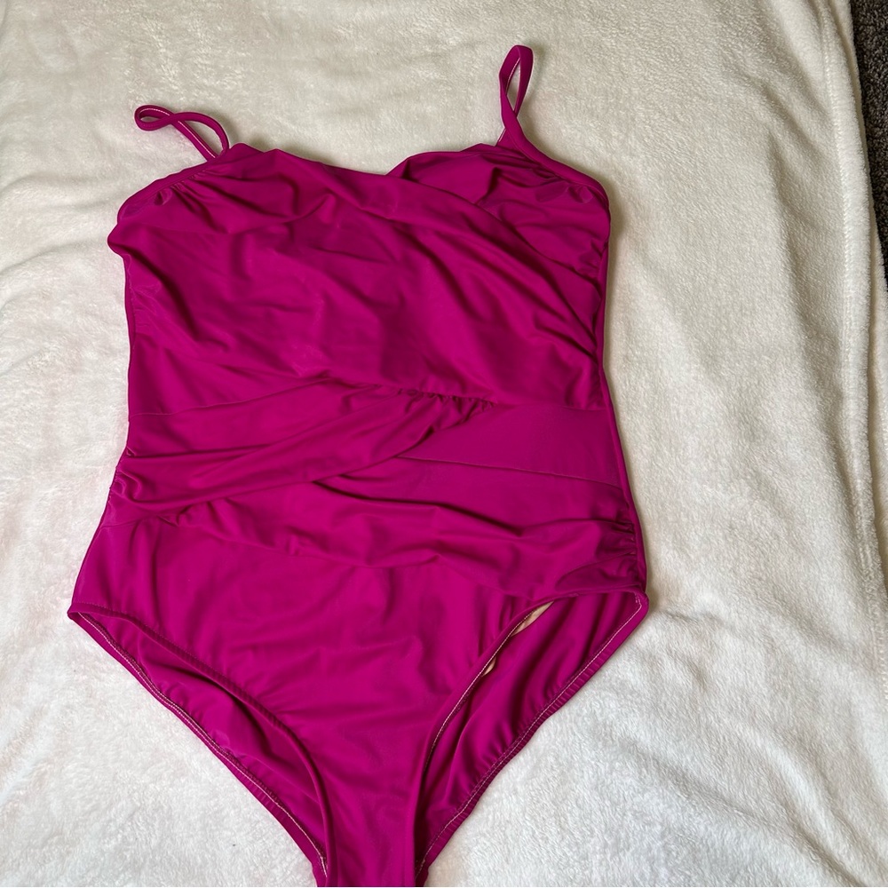 Catalina Kids Magenta One Piece Swimsuit
